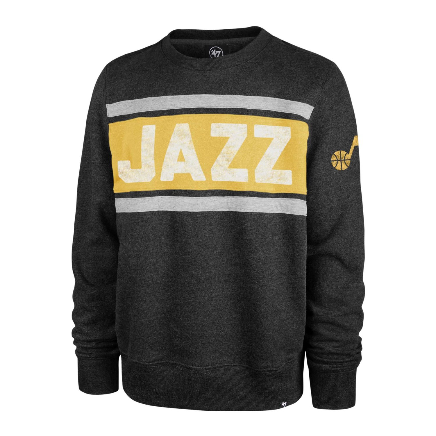 '47 Heather Utah Jazz Tribeca Emerson Pullover Sweatshirt                                                                        - view number 2