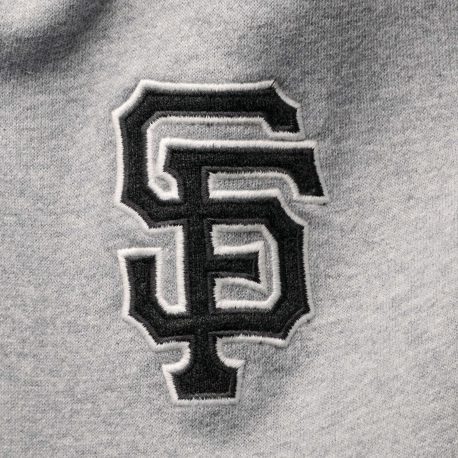 '47 Heathered Gray/Heathered San Francisco Giants Two-Toned Team Pullover Sweatshirt
