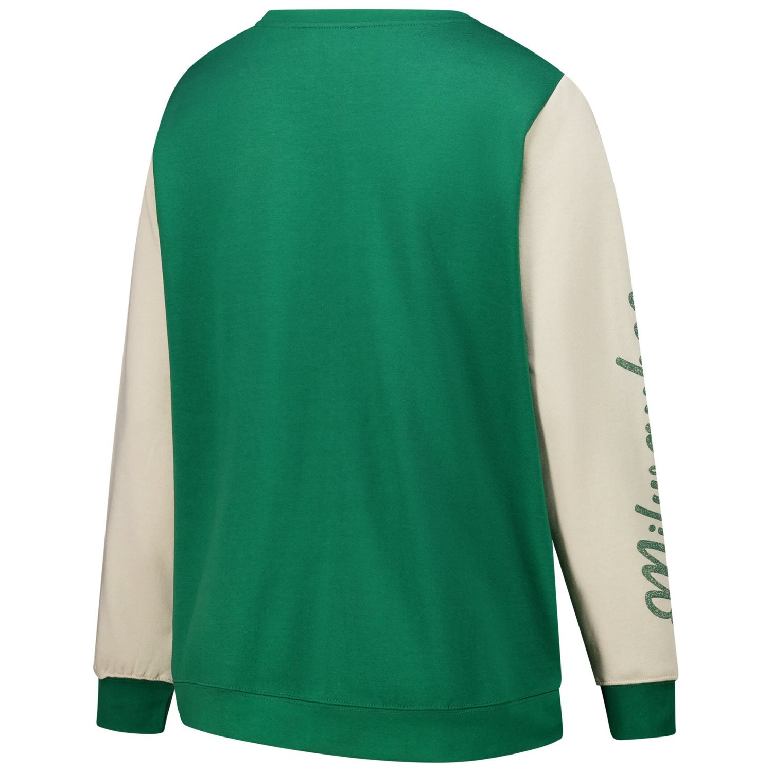 '47 Hunter Milwaukee Bucks Plus Size Oversized Rise Andie Pullover Sweatshirt                                                    - view number 3