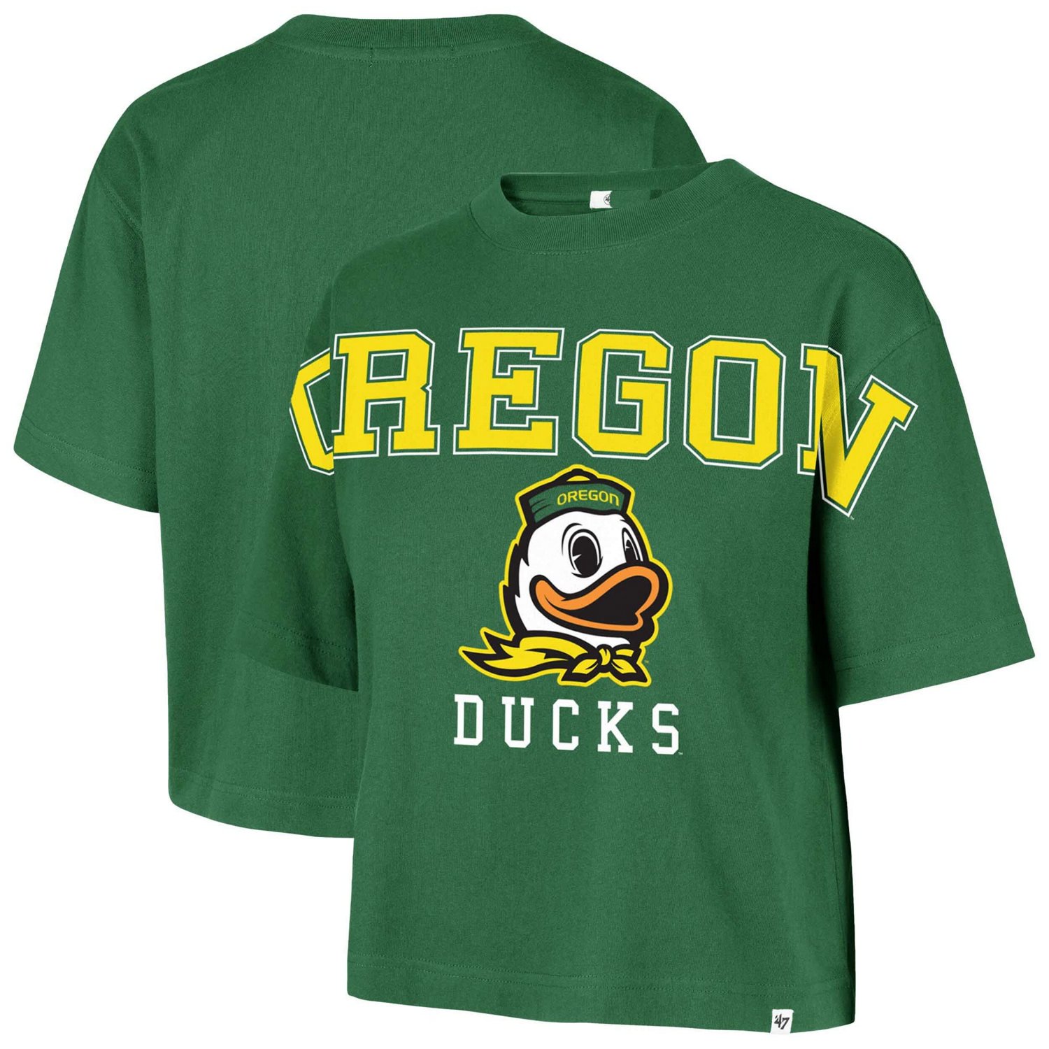 '47 Kelly Oregon Ducks Outreach City Relaxed Cropped T-Shirt
