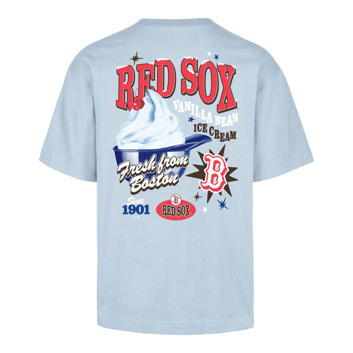 '47 Light Boston Red Sox Ice Cream Parlor Foundation T-Shirt - view number 3