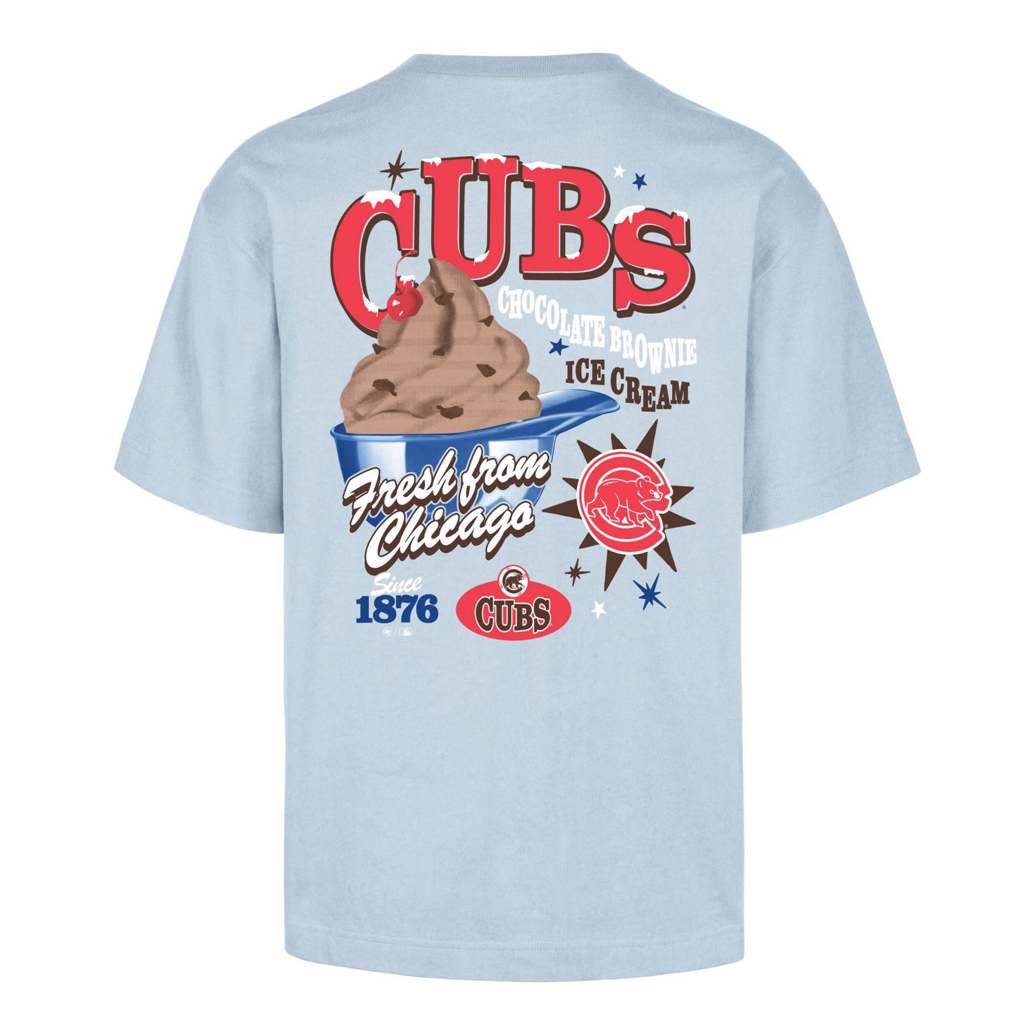 '47 Light Chicago Cubs Ice Cream Parlor Foundation T-Shirt - view number 3