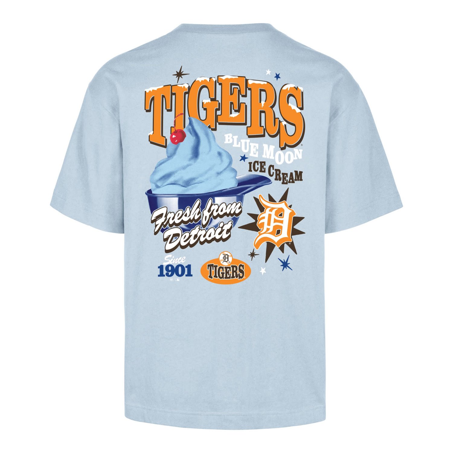 '47 Light Detroit Tigers Ice Cream Parlor Foundation T-Shirt - view number 3