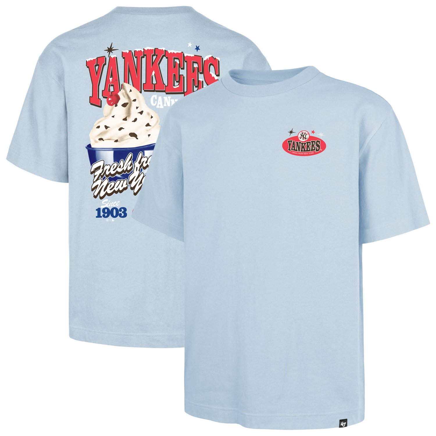 '47 Light New York Yankees Ice Cream Parlor Foundation T-Shirt