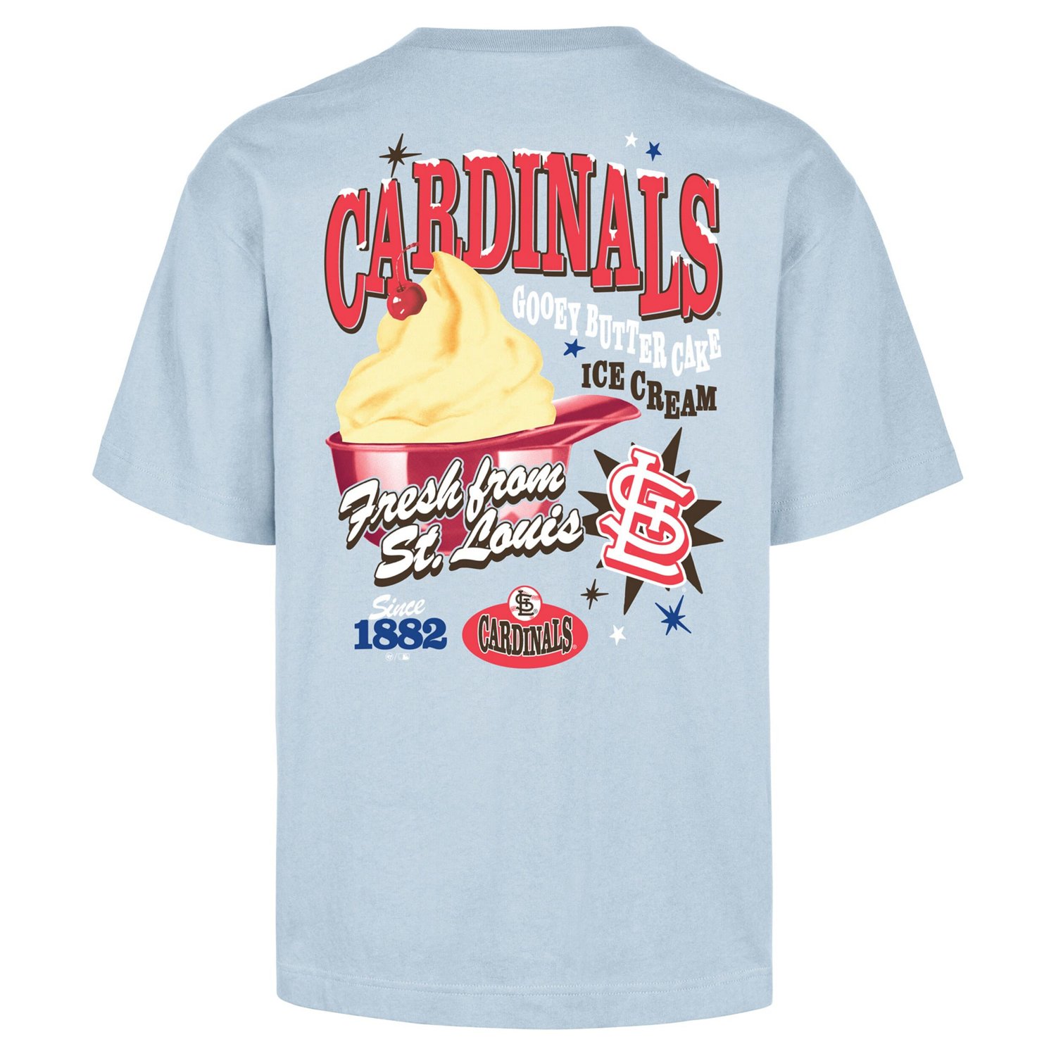 '47 Light St Louis Cardinals Ice Cream Parlor Foundation T-Shirt - view number 3