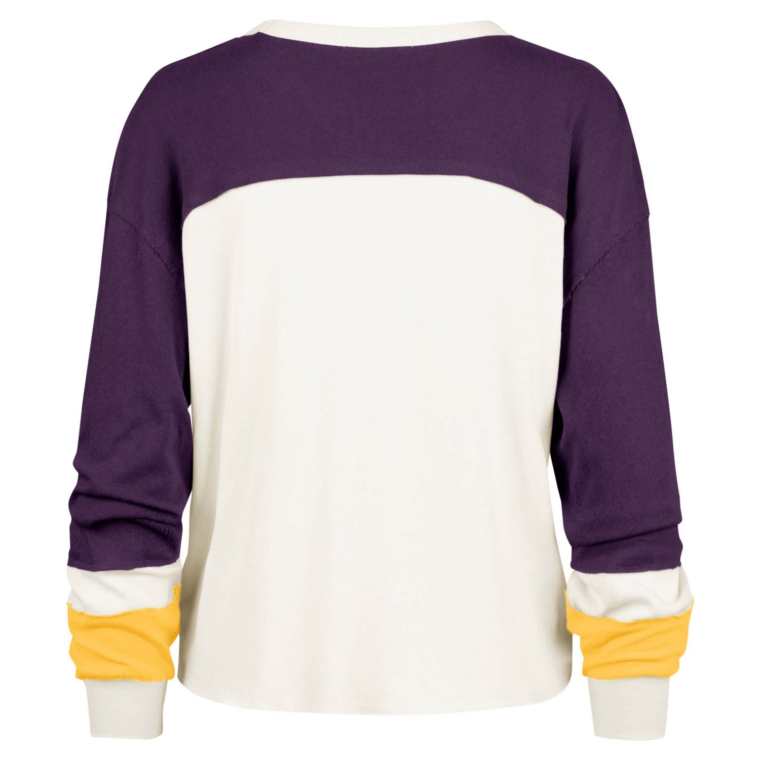 '47 Los Angeles Lakers Curve Raglan Long Sleeve T-Shirt                                                                          - view number 3