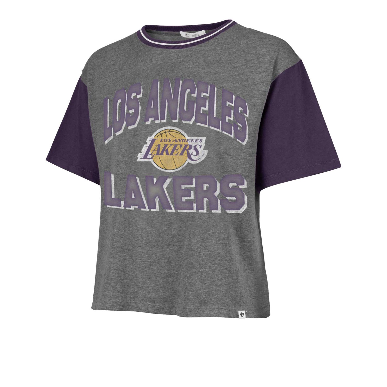 '47 Los Angeles Lakers Rise Clubhouse Ziggy Color Block T-Shirt - view number 2