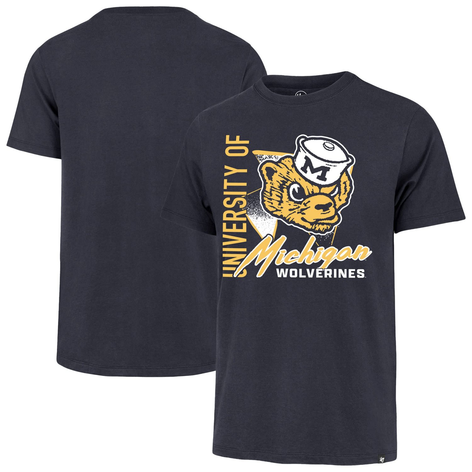 '47 Michigan Wolverines Side Arm Franklin T-Shirt - view number 1