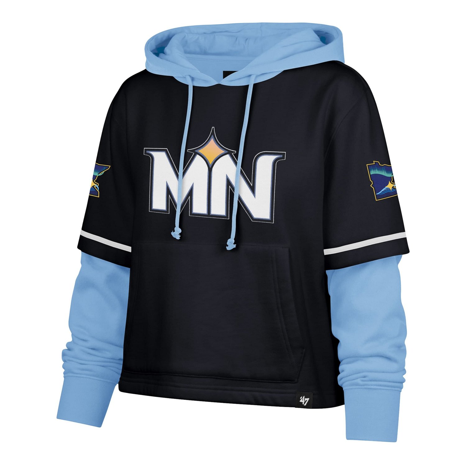 '47 Minnesota Twins City Connect Shortstop Cropped Pullover Hoodie - view number 2
