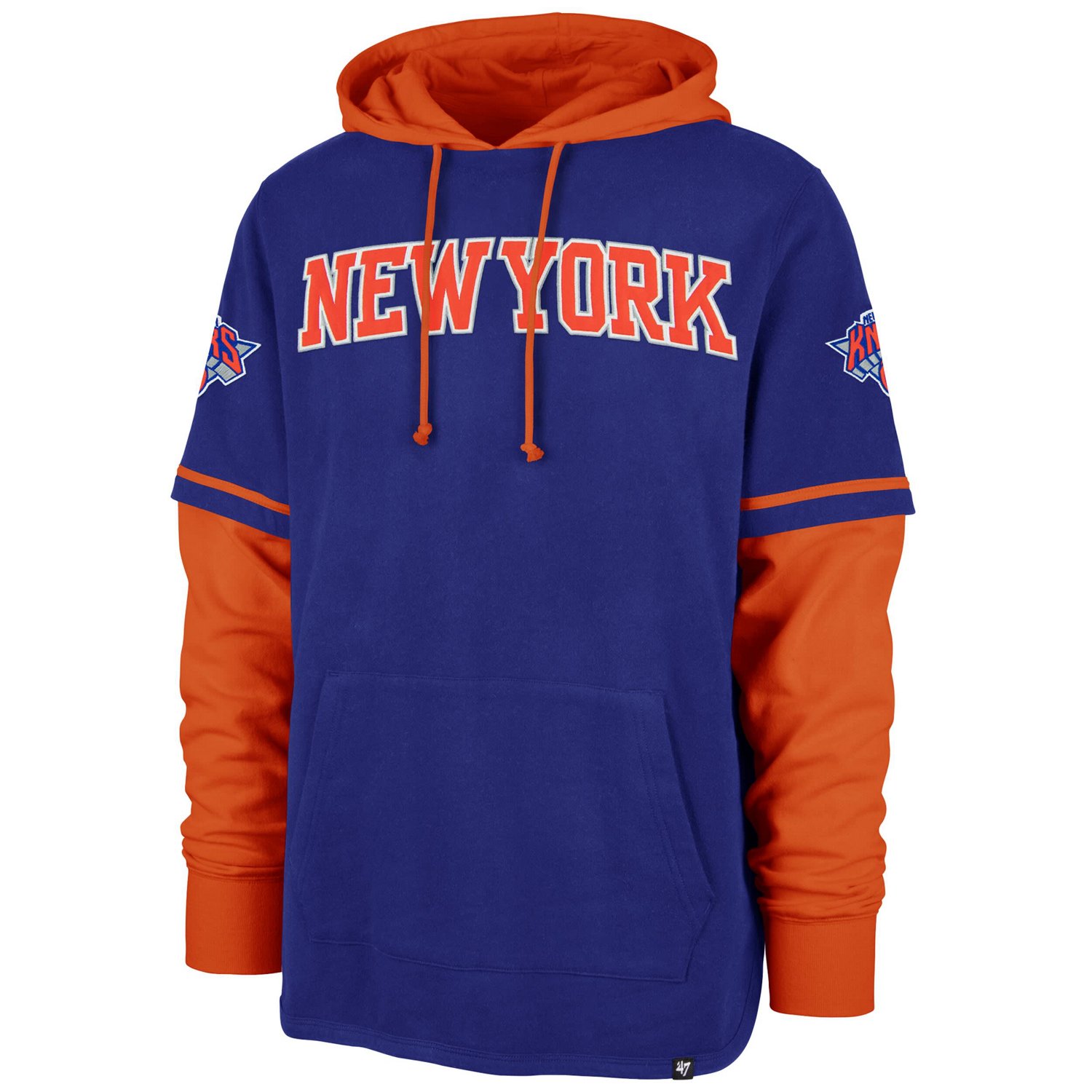 '47 New York Knicks Trifecta Shortstop Pullover Hoodie - view number 2