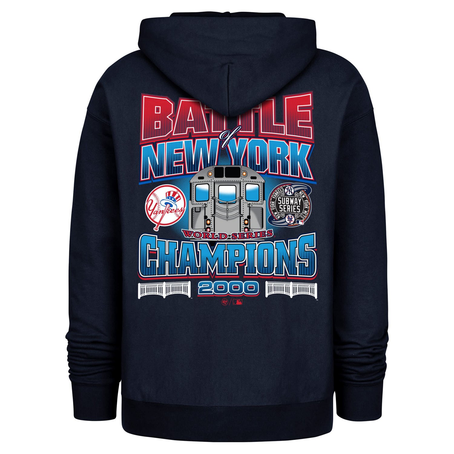 '47 New York Yankees 2000 World Series Champions Showcase Backer Pullover Hoodie - view number 3