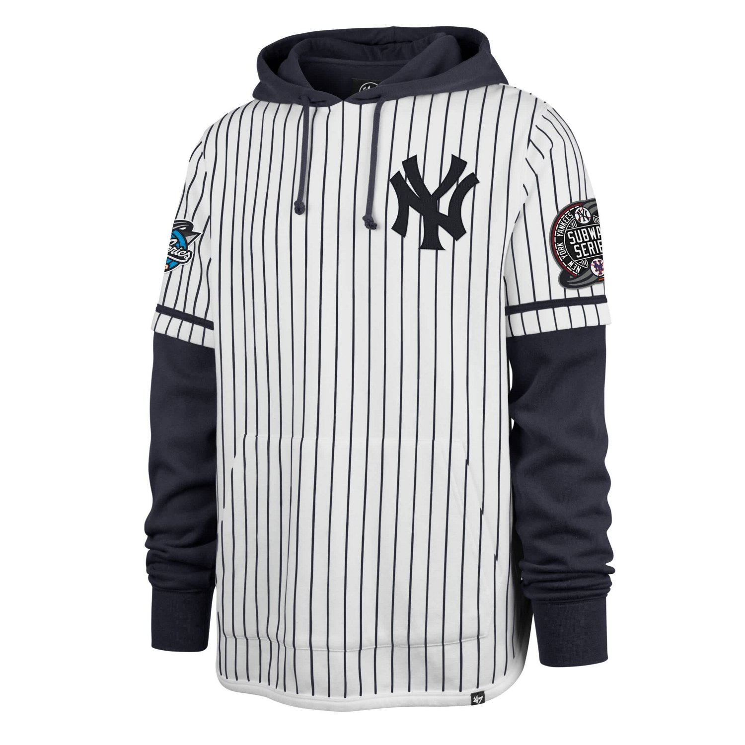 '47 New York Yankees 2000 World Series Winning Stripes Shortstop Pullover Hoodie - view number 2