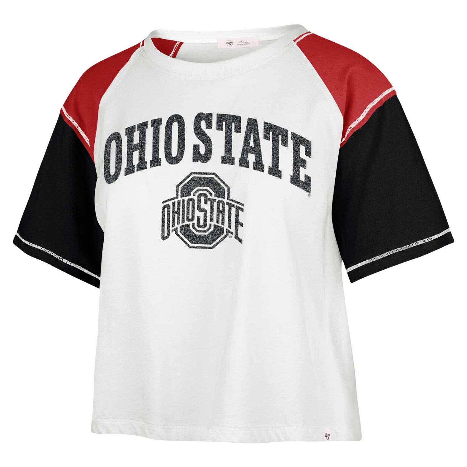 '47 Ohio State Buckeyes Serenity Gia Cropped T-Shirt - view number 2