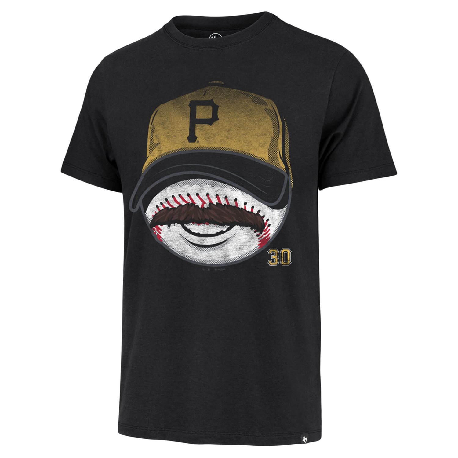 '47 Paul Skenes Pittsburgh Pirates Mustache Franklin T-Shirt - view number 2