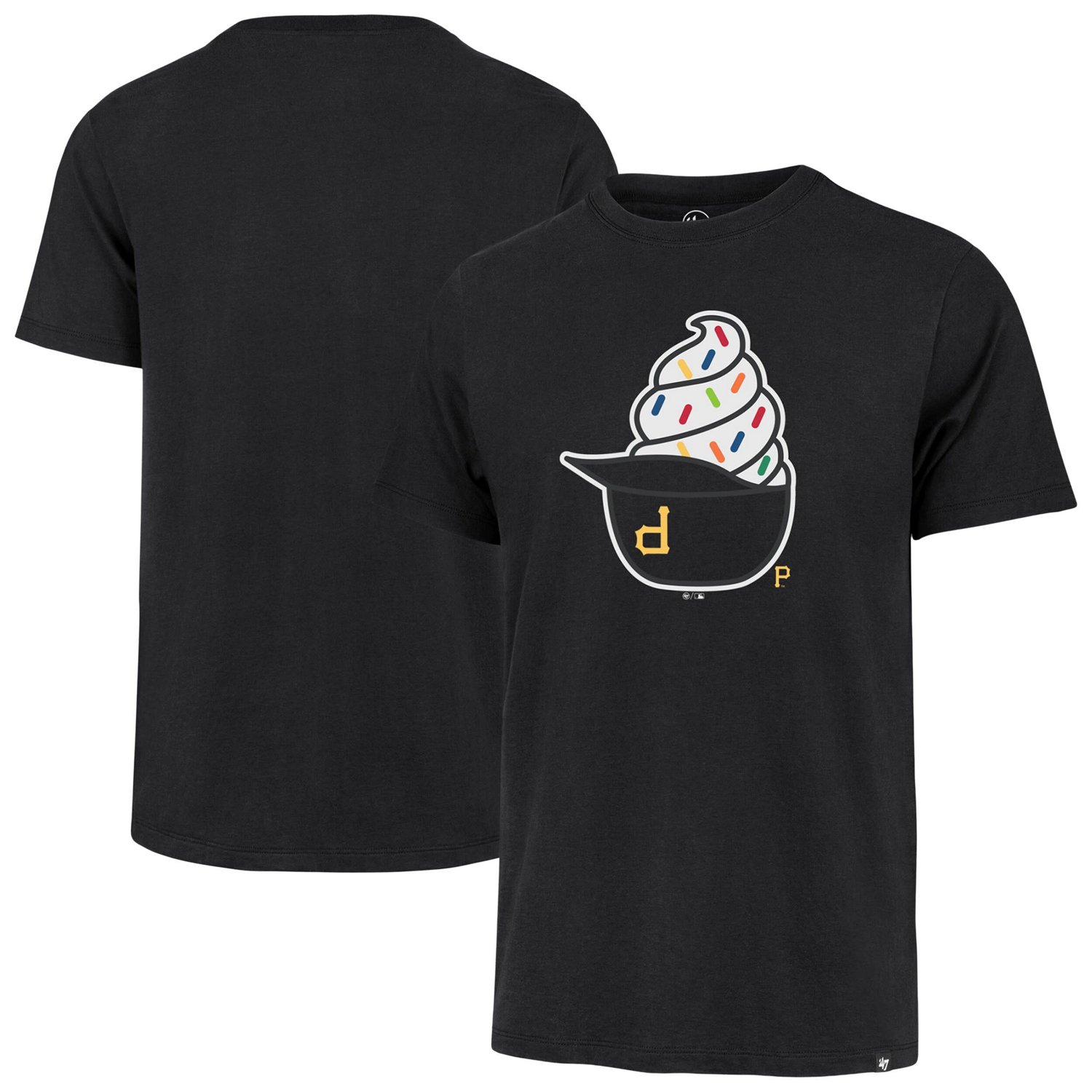 '47 Pittsburgh Pirates Ice Cream Helmet Franklin T-Shirt