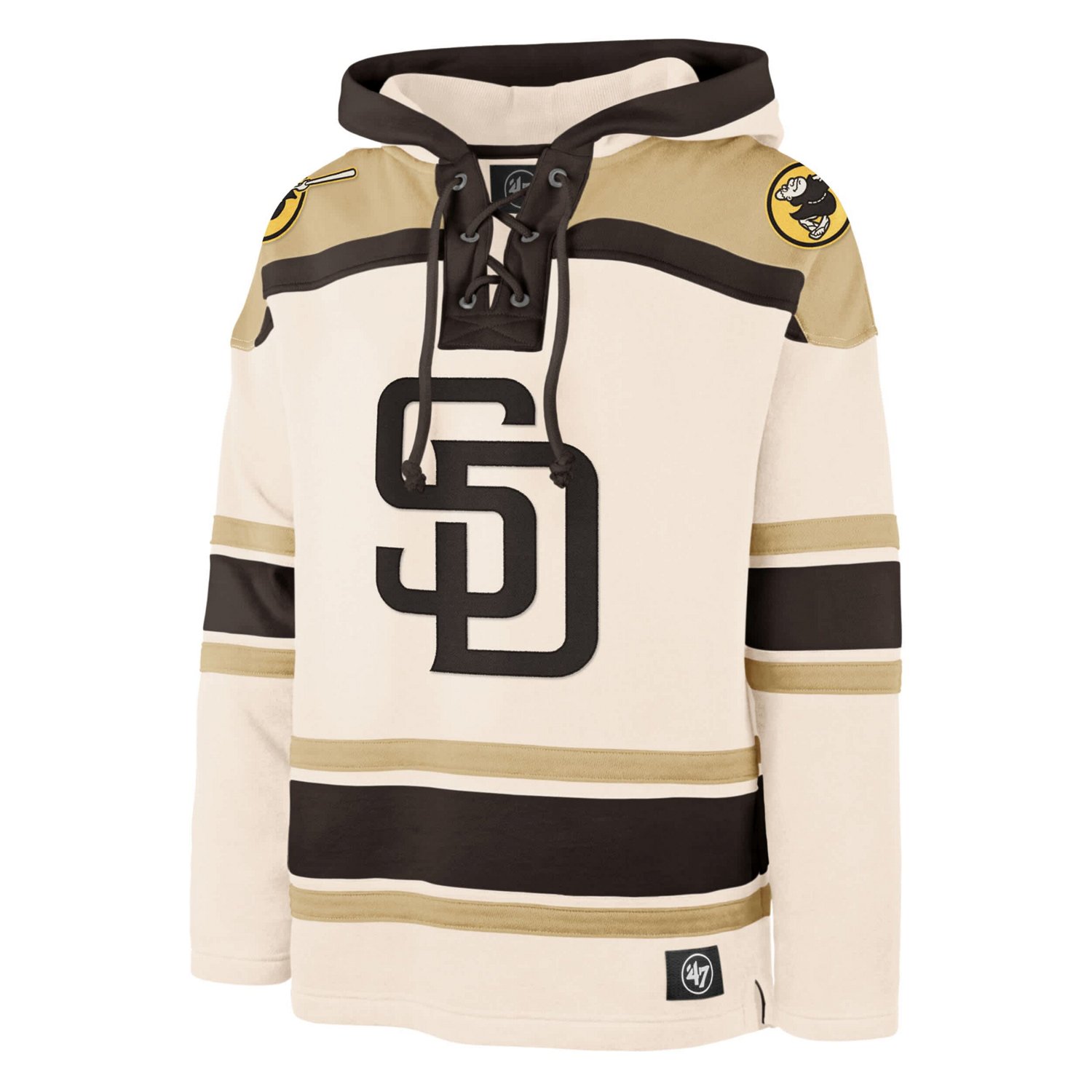 '47 San Diego Padres Superior Lacer Pullover Hoodie