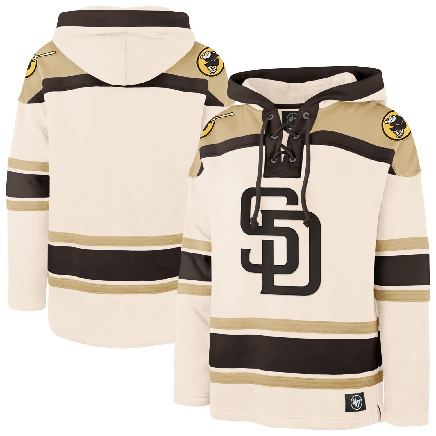 '47 San Diego Padres Superior Lacer Pullover Hoodie