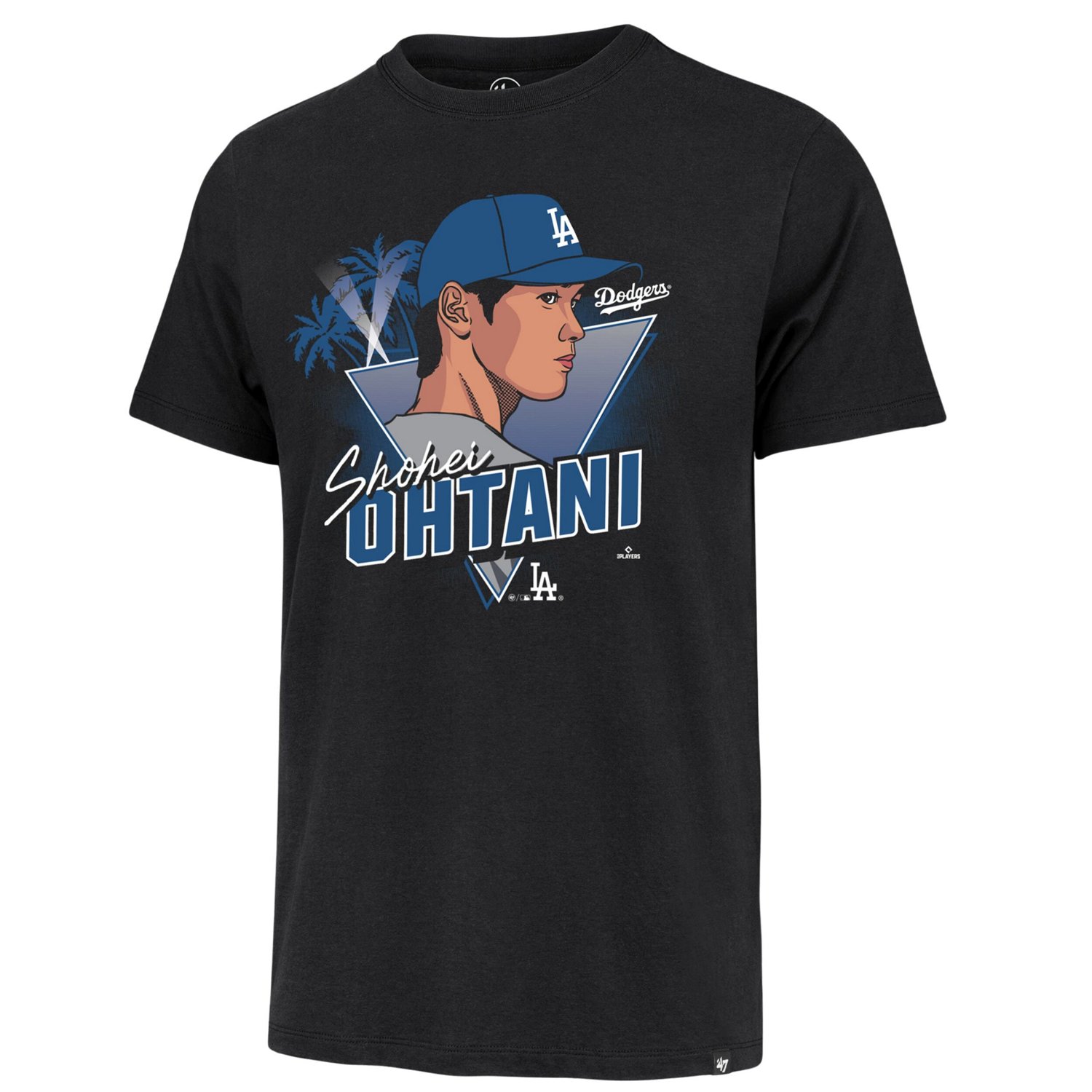 '47 Shohei Ohtani Los Angeles Dodgers Player Caricature Franklin T-Shirt - view number 2