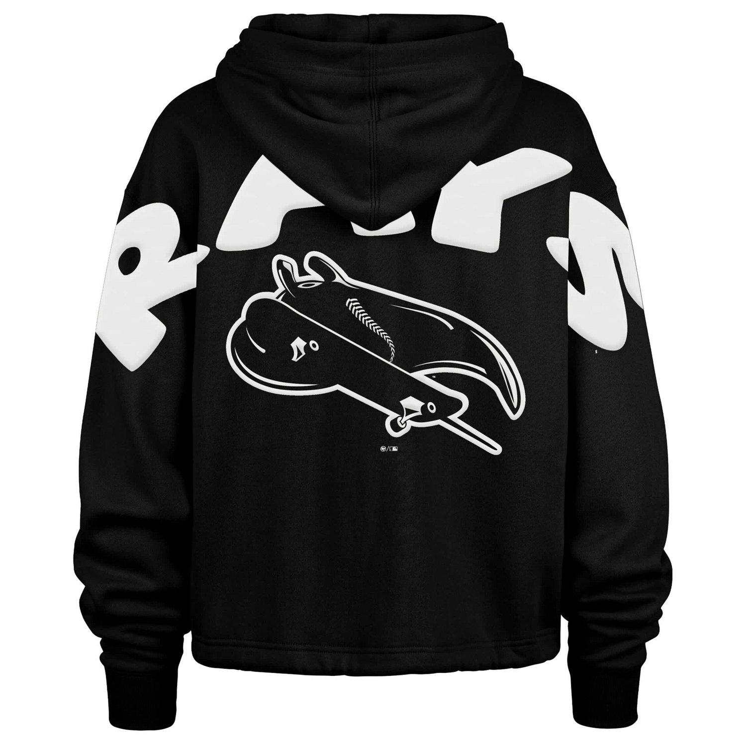 '47 Tampa Bay Rays City Connect Venice Cropped Pullover Hoodie - view number 3