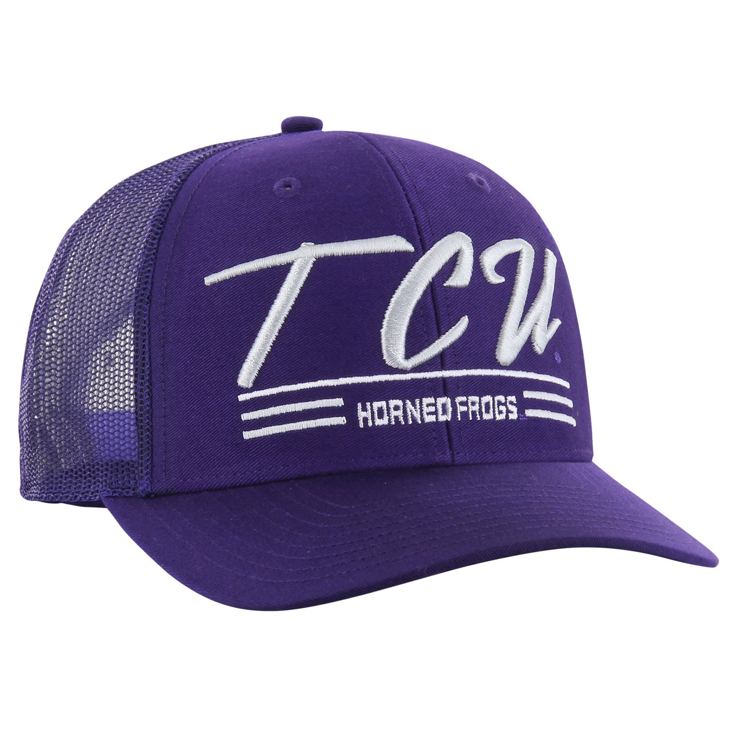 '47 TCU Horned Frogs Garner Trucker Adjustable Hat - view number 2