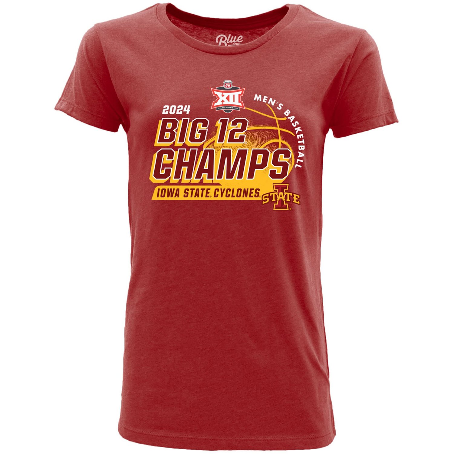 84 Iowa State Cyclones 2024 Big 12 Men's Basketball Conference Tournament Champions Locker Room T-Shirt - view number 2
