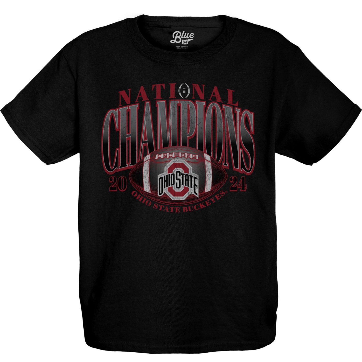 84 Ohio State Buckeyes College Football Playoff 2024 National Champions Ace Slot T-Shirt - view number 2