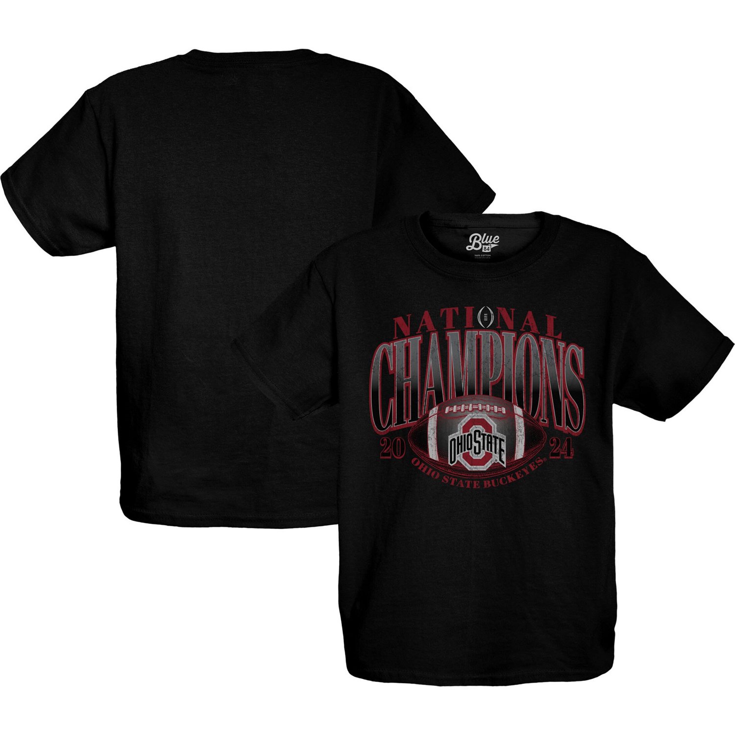 84 Ohio State Buckeyes College Football Playoff 2024 National Champions Ace Slot T-Shirt - view number 1