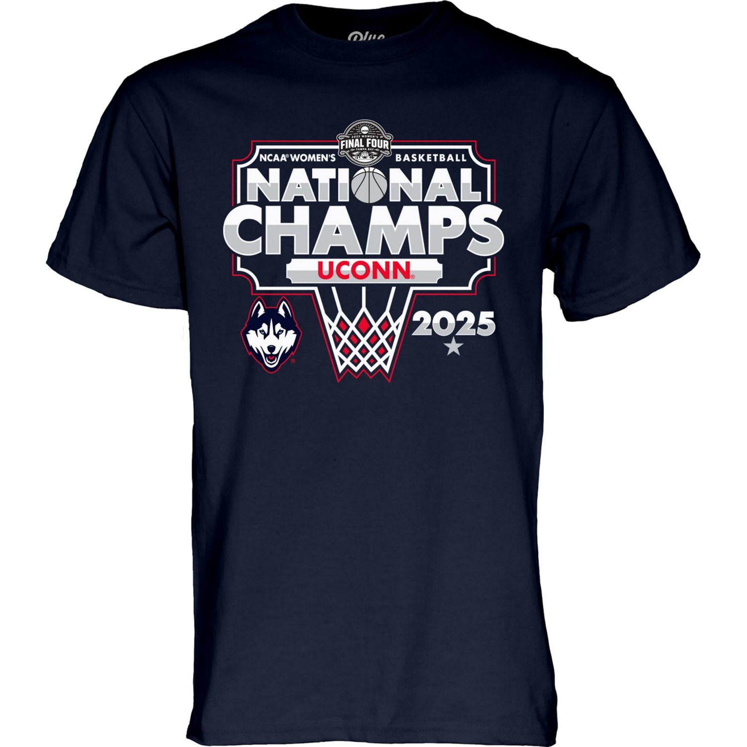84 UConn Huskies 2025 NCAA Wo Basketball National Champions Bracket T-Shirt - view number 2