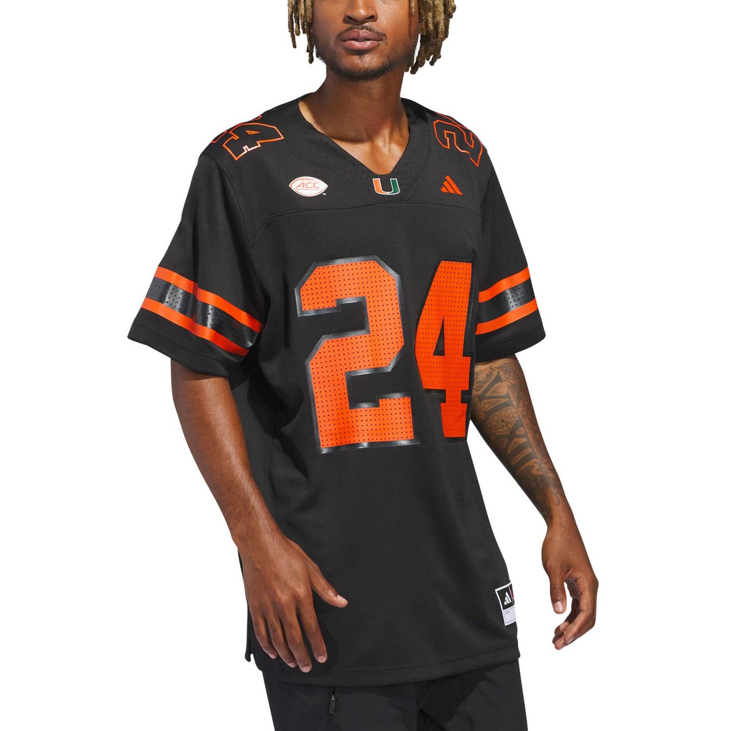 adidas 24 Miami Hurricanes Premier Strategy Jersey - view number 3