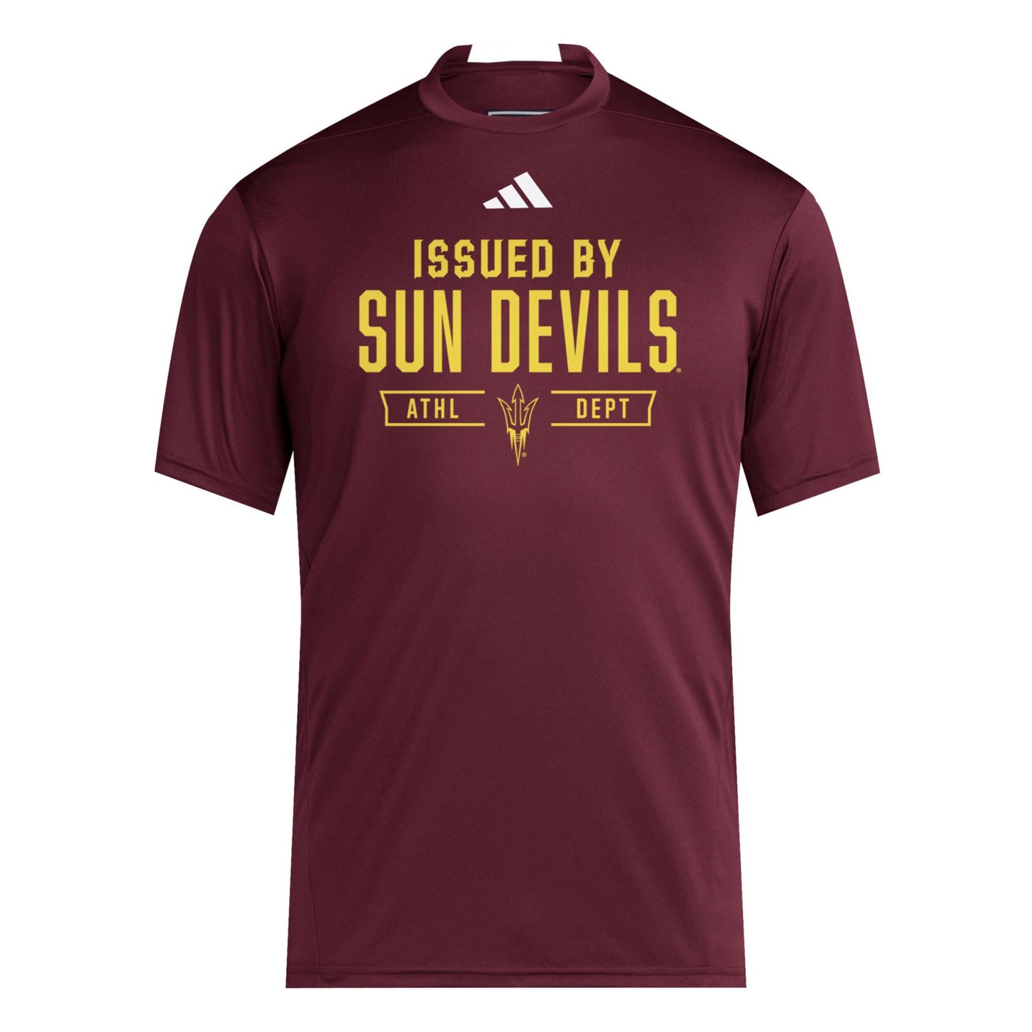 adidas Arizona State Sun Devils 2025 Training Performance Team T-Shirt - view number 2
