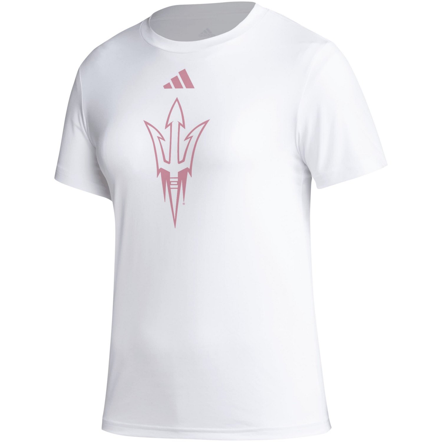 adidas Arizona State Sun Devils AEROREADY Breast Cancer Awareness Pregame T-Shirt - view number 2