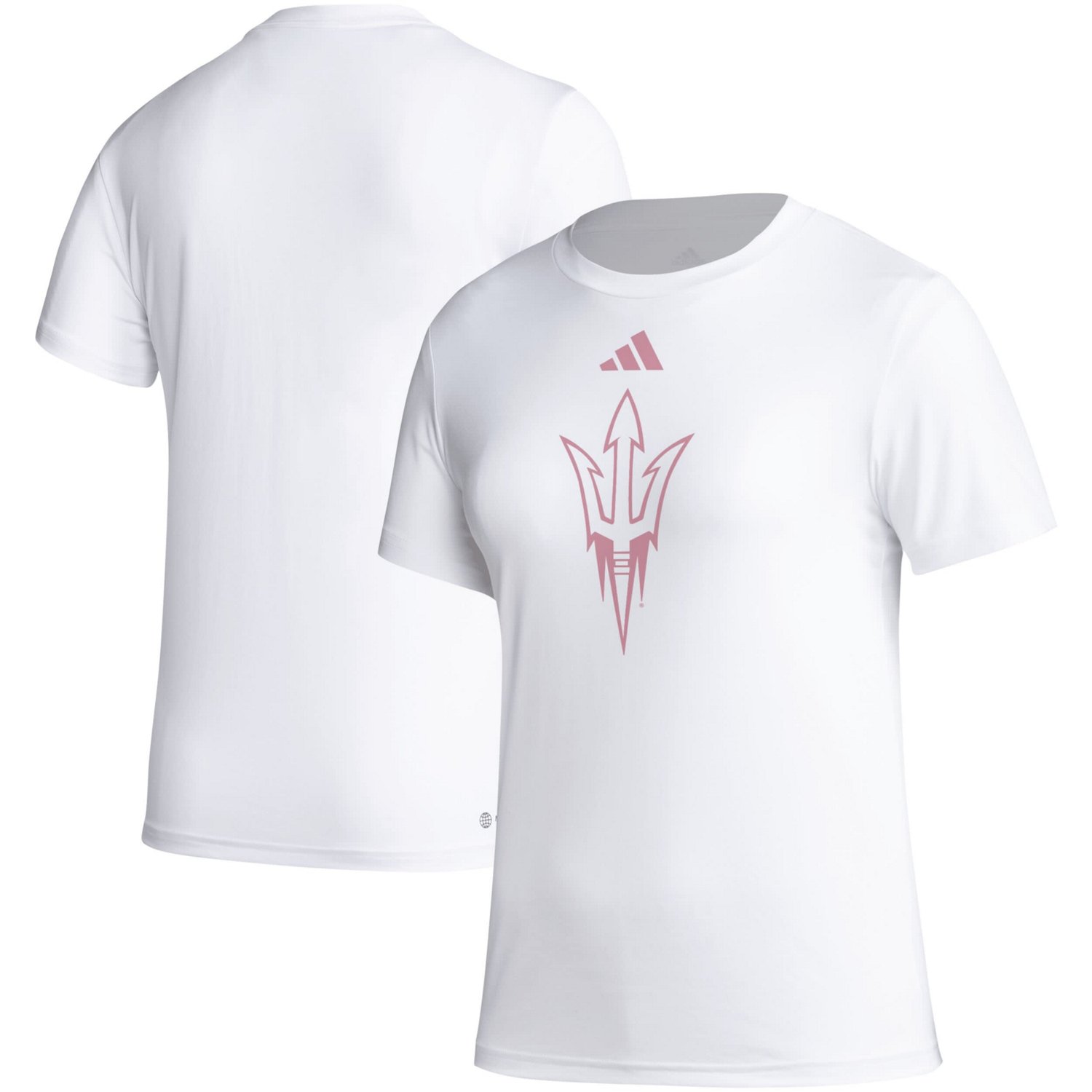 adidas Arizona State Sun Devils AEROREADY Breast Cancer Awareness Pregame T-Shirt - view number 1