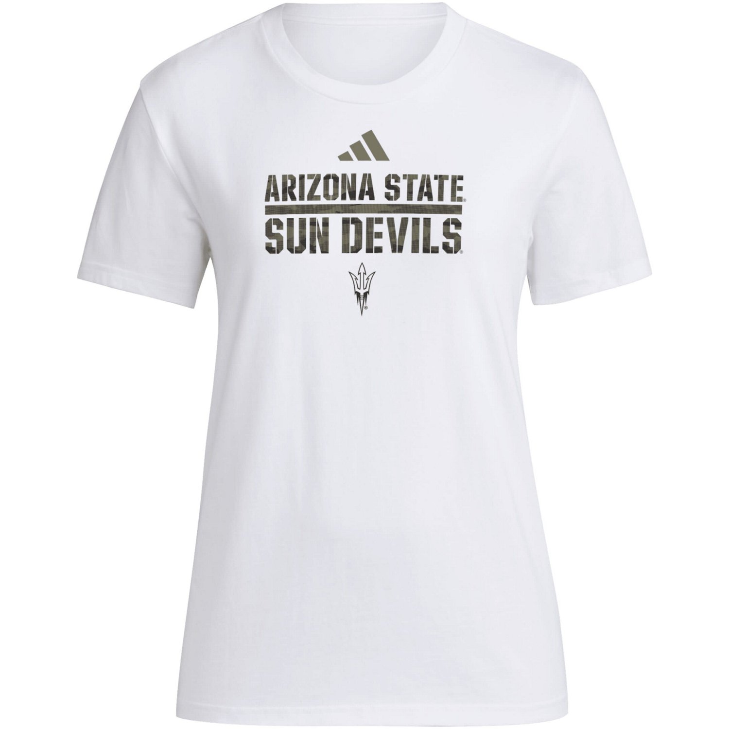 adidas Arizona State Sun Devils AEROREADY Military Appreciation Pregame T-Shirt - view number 2