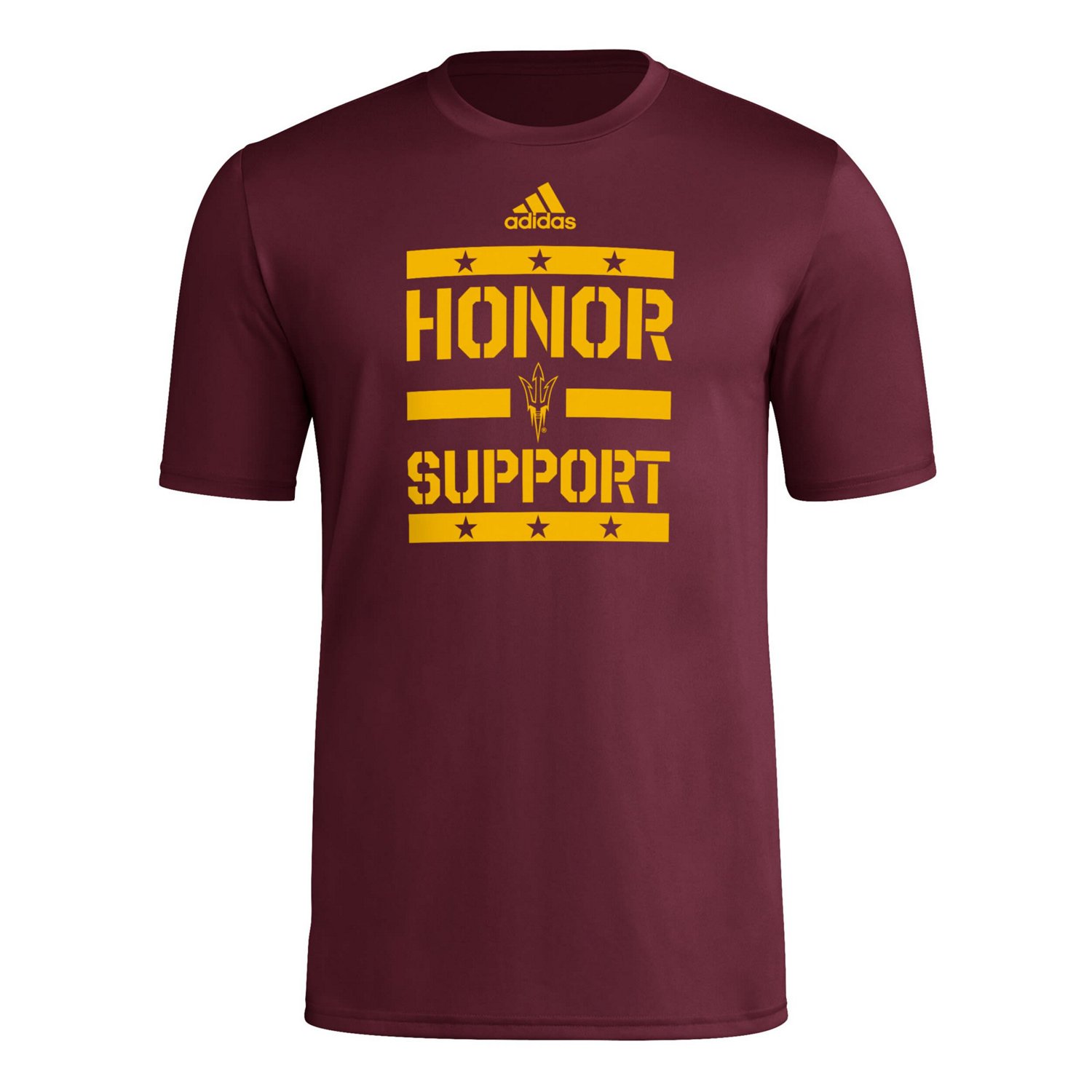 adidas Arizona State Sun Devils Honor  Support Pre-Game T-Shirt - view number 2