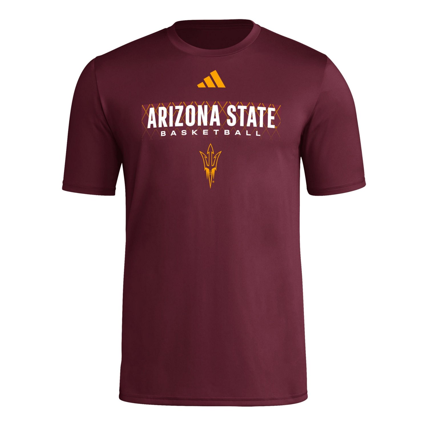 adidas Arizona State Sun Devils Locker On-Court In The Fade Pregame AEROREADY T-Shirt - view number 2