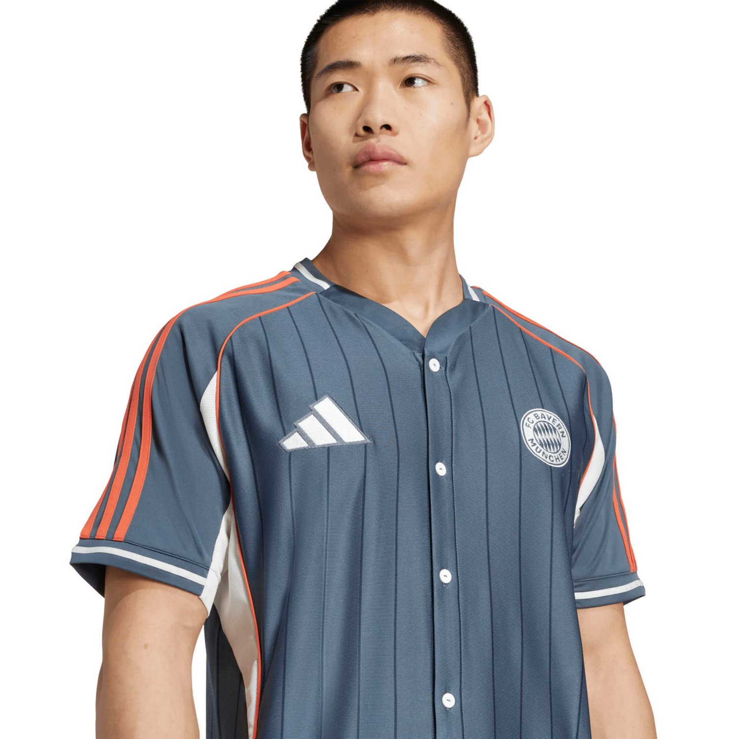 adidas Bayern Munich US Pack Full-Button Baseball Jersey - view number 3
