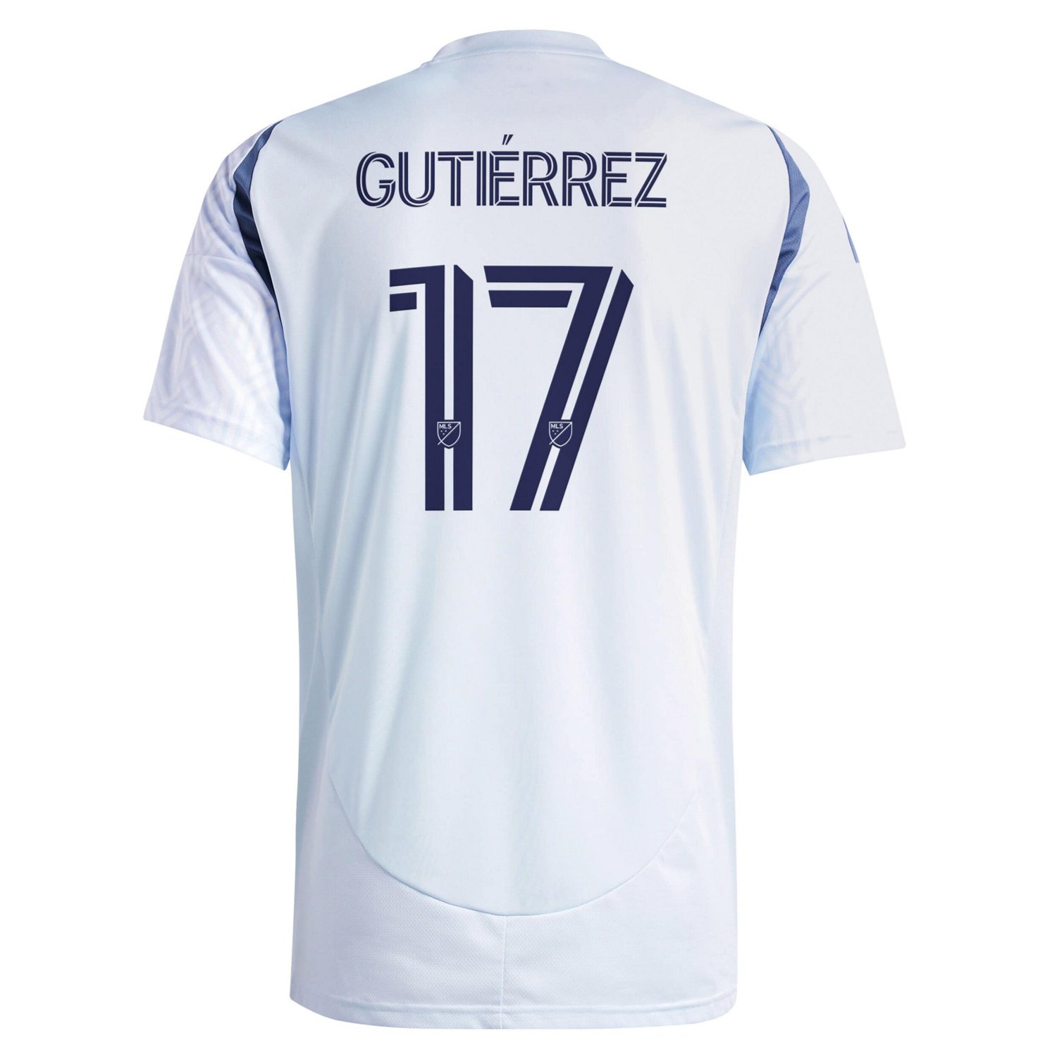 adidas Brian Gutierrez Light Chicago Fire 2025 The Municipal Kit Replica Player Jersey - view number 3