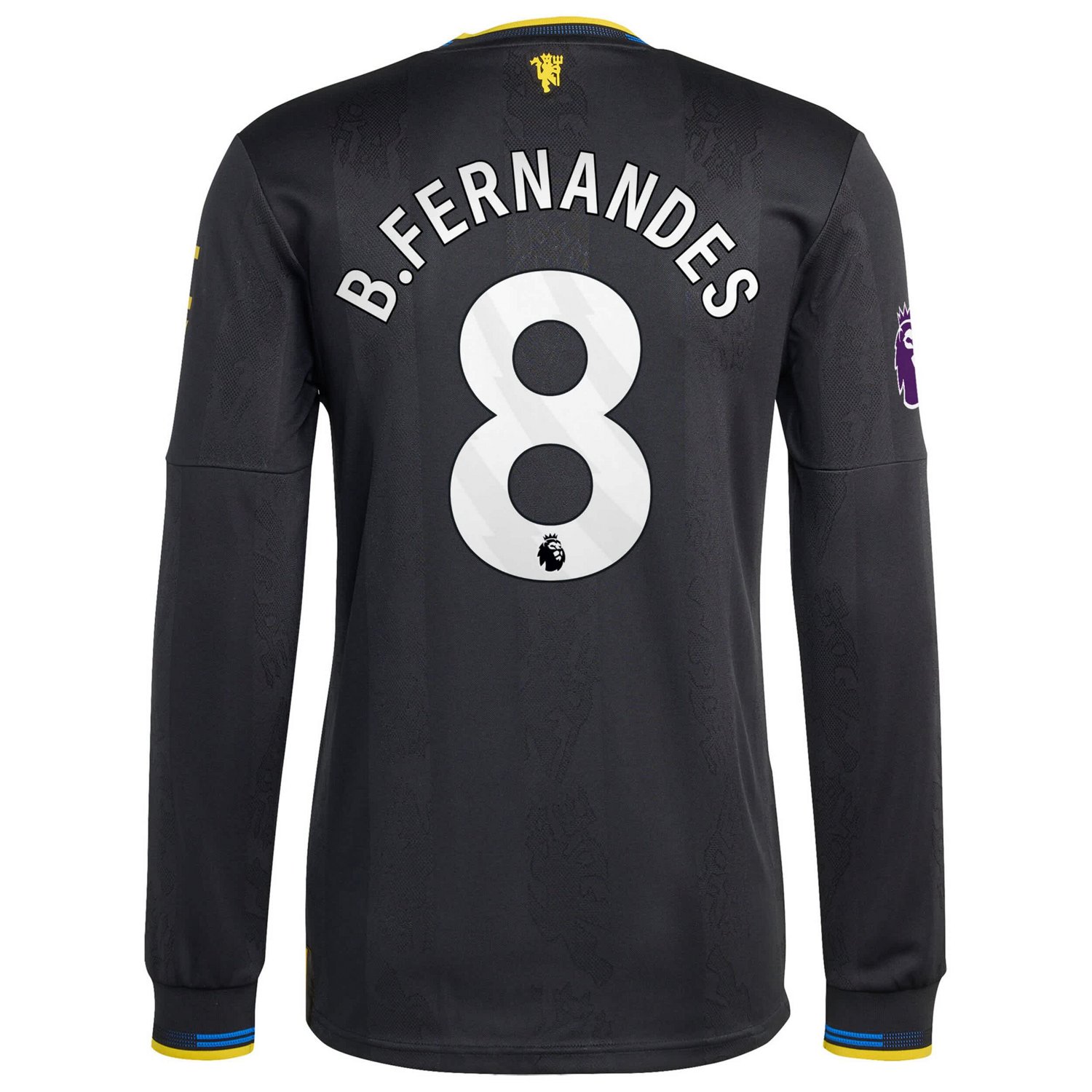 adidas Bruno Fernandes Manchester United 2025 26 Third Authentic Long Sleeve Player Jersey - view number 3