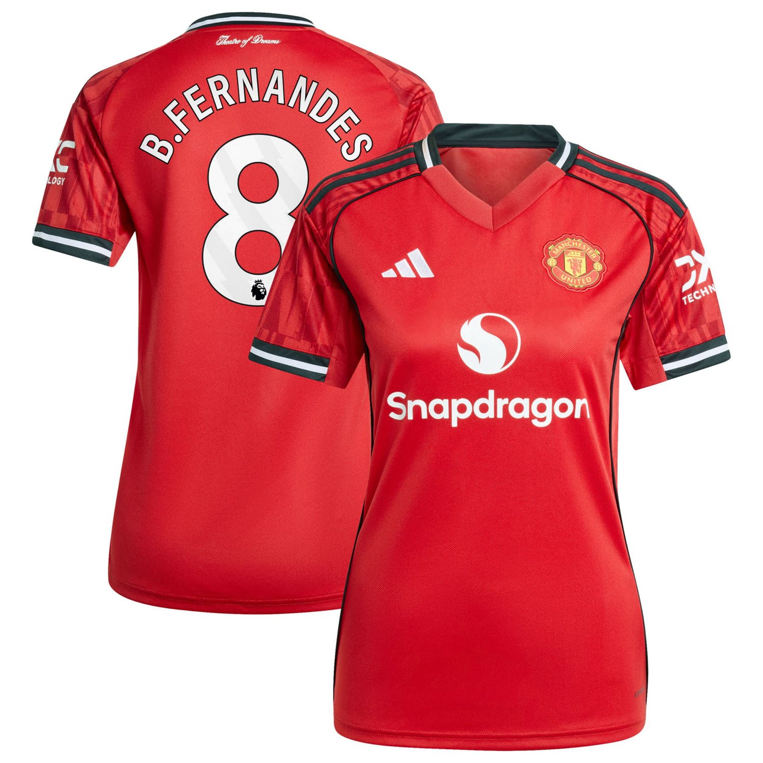 adidas Bruno Fernandes Manchester United Home 2025 26 Replica Player Jersey - view number 1
