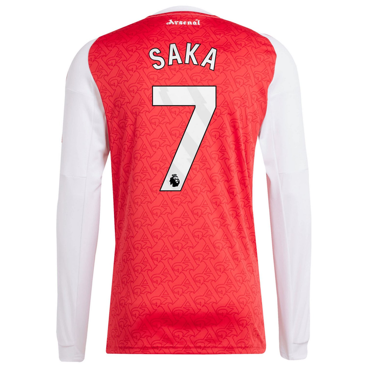 adidas Bukayo Saka Arsenal 2025 26 Home Replica Long Sleeve Player Jersey - view number 3