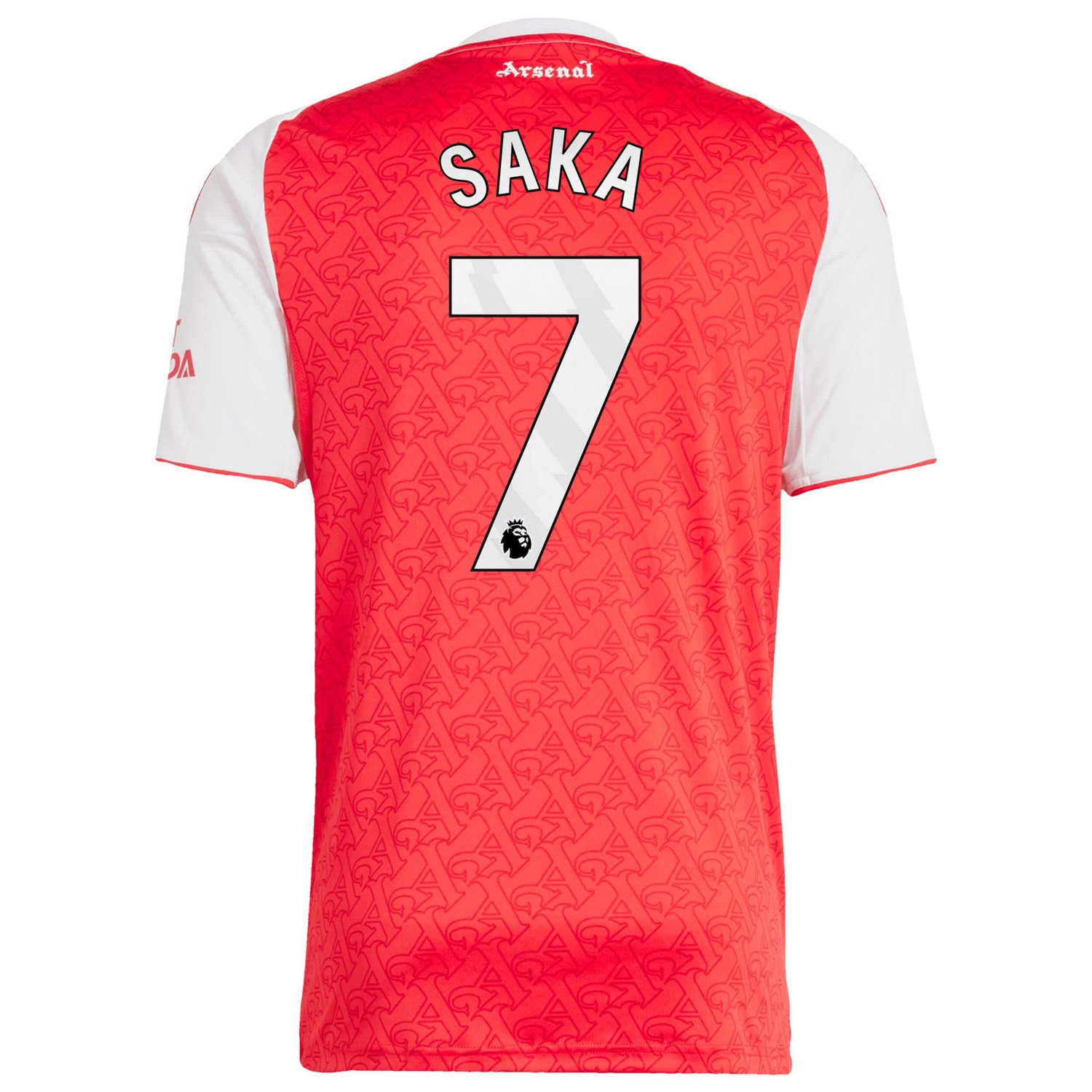 adidas Bukayo Saka Arsenal 2025 26 Home Replica Player Jersey - view number 3
