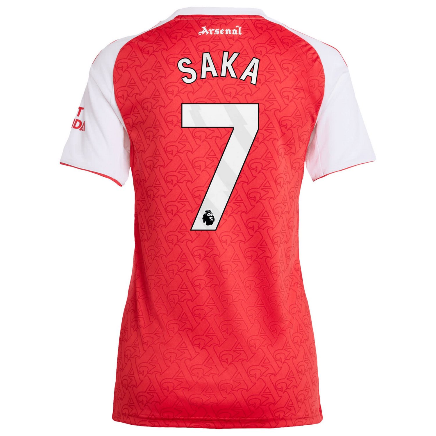adidas Bukayo Saka Arsenal 2025 26 Home Replica Player Jersey - view number 3