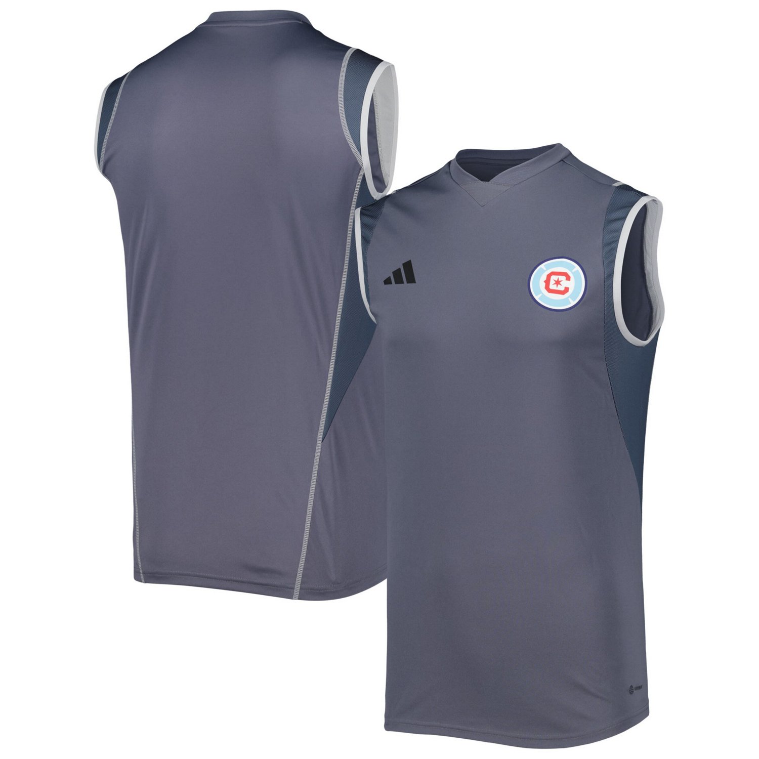 adidas Chicago Fire 2023 On-Field Sleeveless Training Jersey - view number 1
