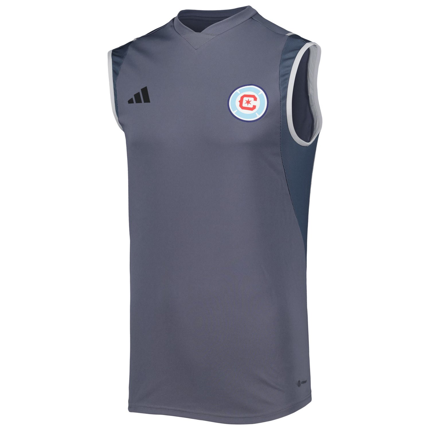 adidas Chicago Fire 2023 On-Field Sleeveless Training Jersey - view number 2
