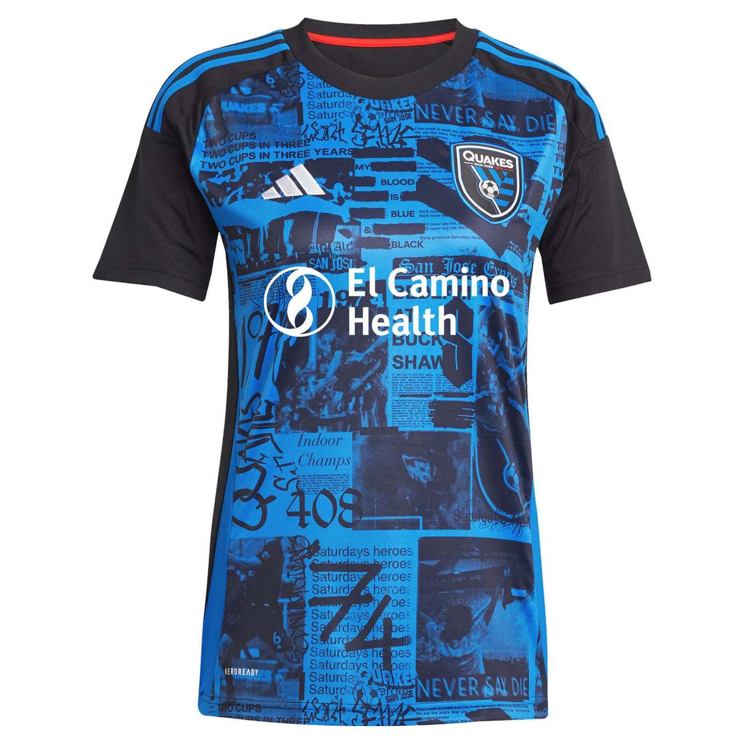 adidas Cristian Arango San Jose Earthquakes 2025 Headliner Replica Player Jersey - view number 2