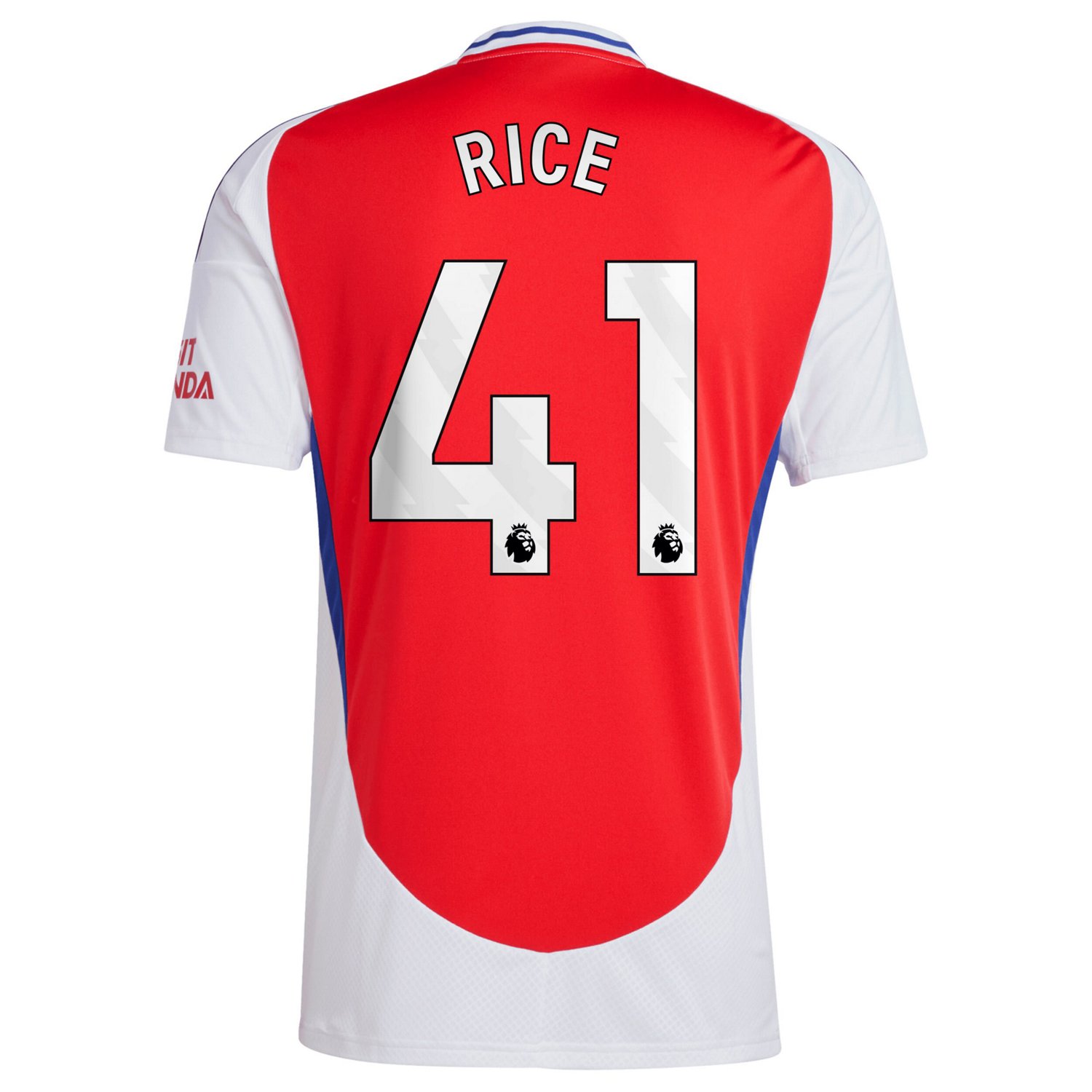 adidas Declan Rice Arsenal 2024 25 Home Replica Player Jersey - view number 3
