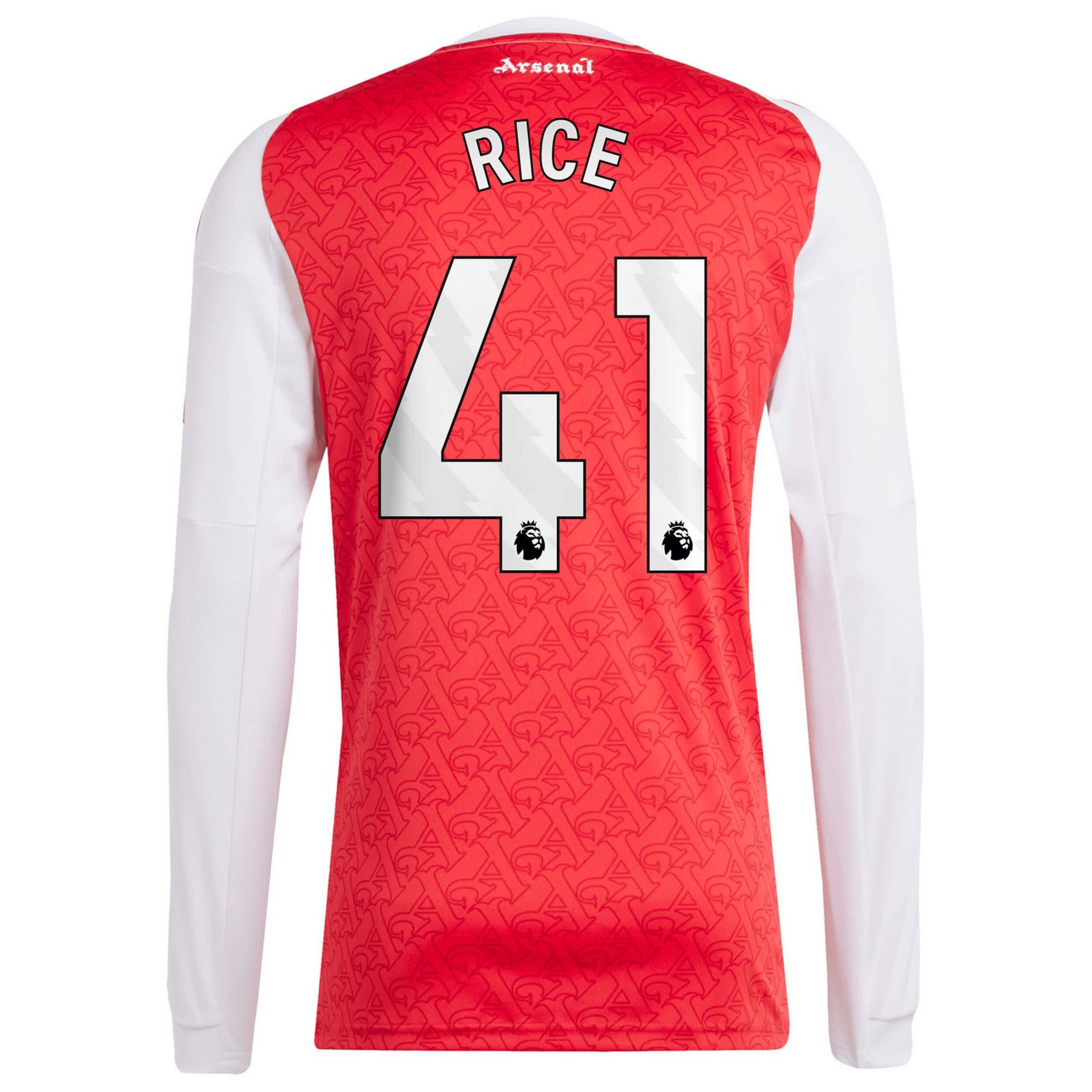 adidas Declan Rice Arsenal 2025 26 Home Replica Long Sleeve Player Jersey - view number 3