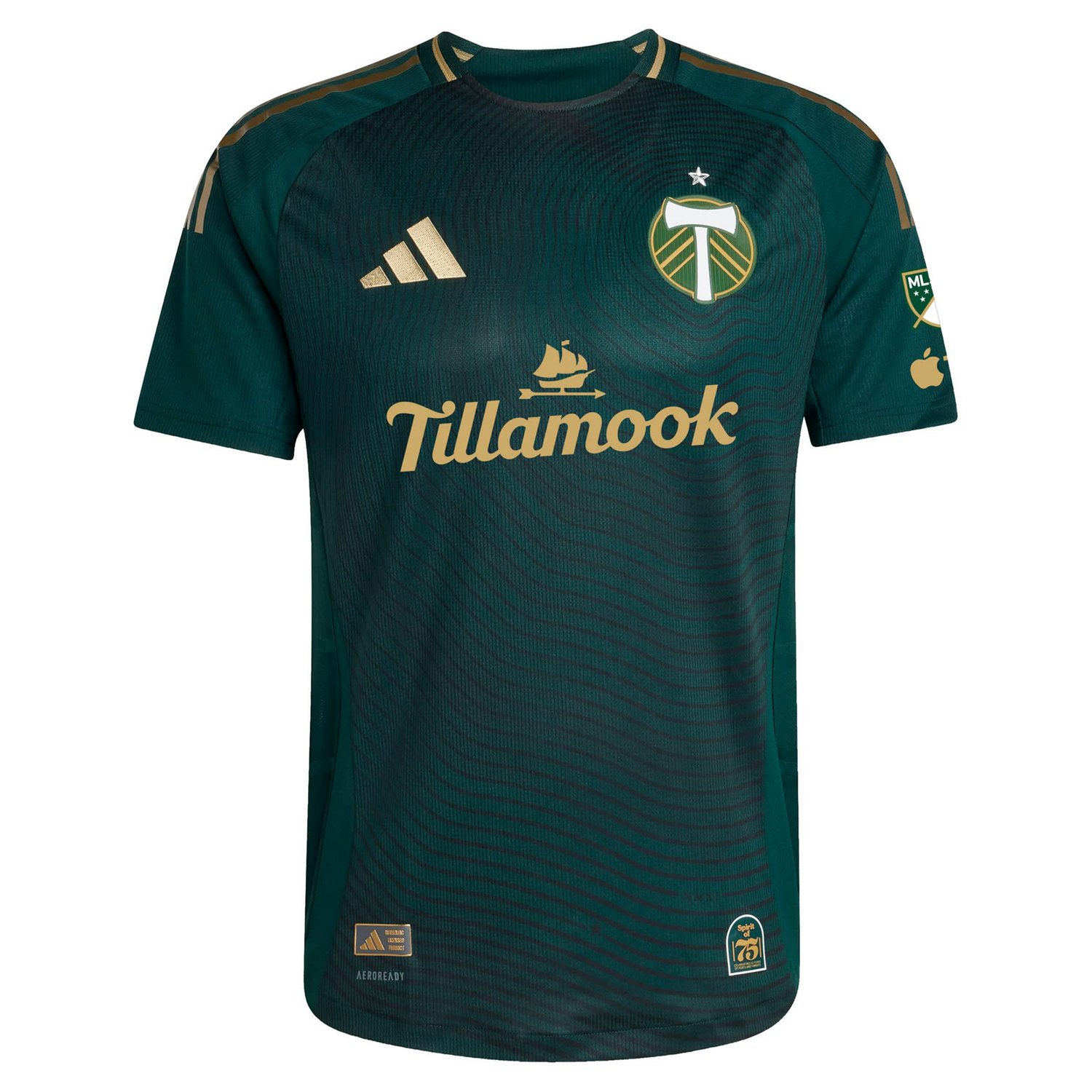 adidas Diego Chara Portland Timbers 2025 Forever  Gold Authentic Player Jersey - view number 2
