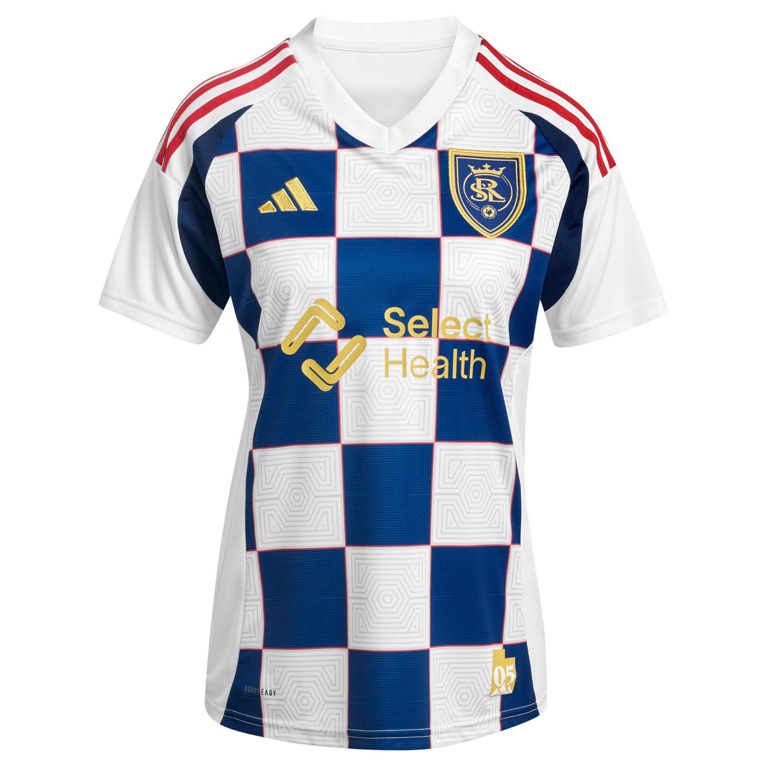 adidas Diego Luna Real Salt Lake 2025 Grid City Replica Player Jersey - view number 2