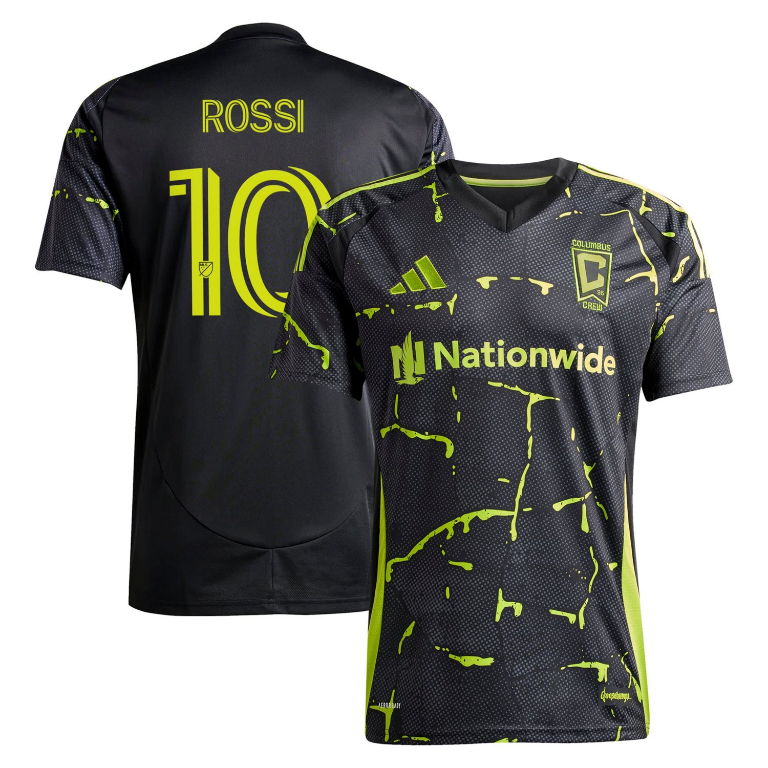 adidas Diego Rossi Columbus Crew 2025 The Goosebumps Kit Replica Player Jersey